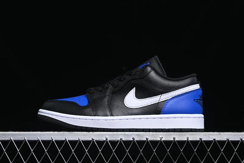 All categories Air Jordan Jordan series basketball shoes Air Jordan 1 Low G version pure original Air Jordan 1 Low AJ1 Joe 1 black and blue low-top retro basketball shoes 553558-042